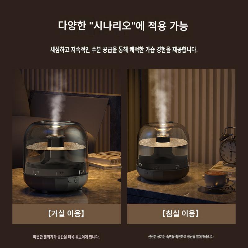 데스크탑 USB 가습기 선물용 조명 가습기 가정용 가습기 선물 미스트기